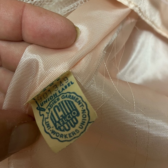 1950s/60s Union Label burnt out velvet Lolita style dress - Picture 15 of 15